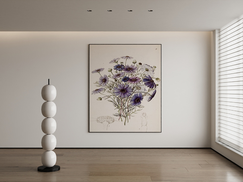 Modern Flower Hanging Painting Decorative Painting