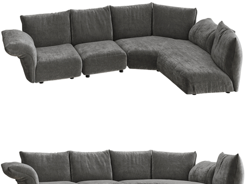 Edra Modern Corner Sofa Multiplayer Sofa