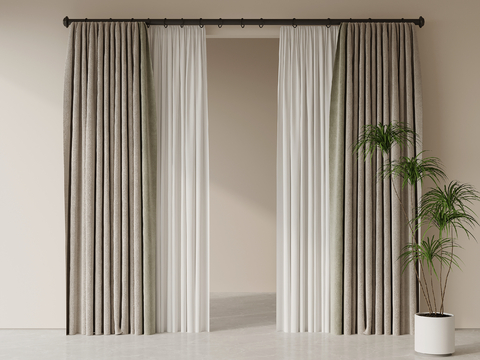 modern curtain cloth curtain