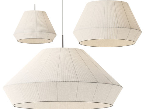 Modern lampshade chandelier