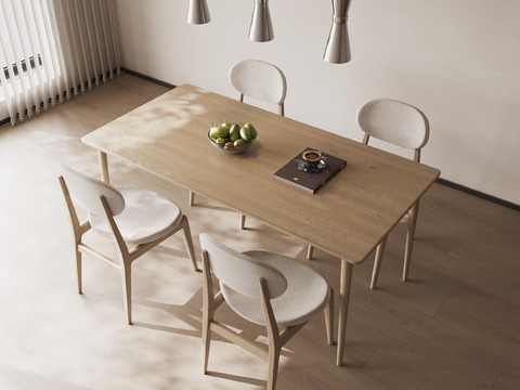 Log-style dining tables and chairs