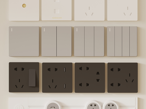 Modern Switch Panel Socket