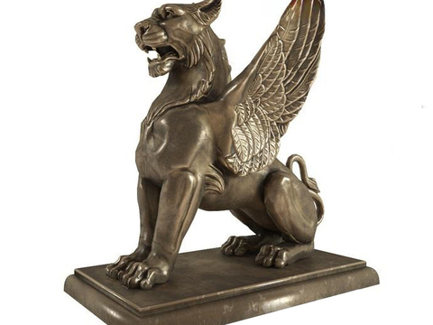 Modern Artistic Sculpture Animal Sculpture Lion Sculpture