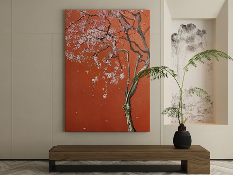 New Chinese Art Painting Flower Painting Decorative Painting