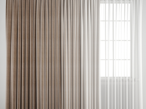 Modern Plain Curtain Gauze Curtain