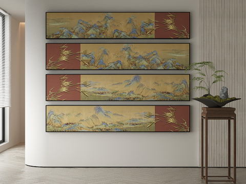 New Chinese Ink Painting Landscape Painting Decorative Painting