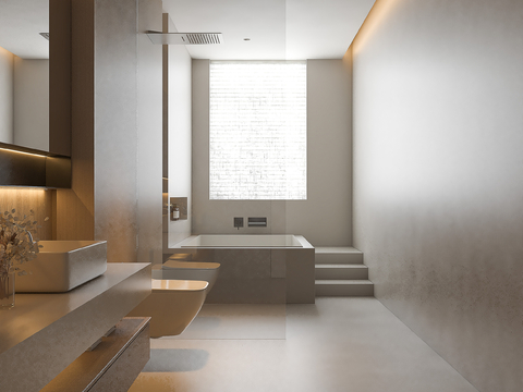 Minimalist Toilet Bathroom