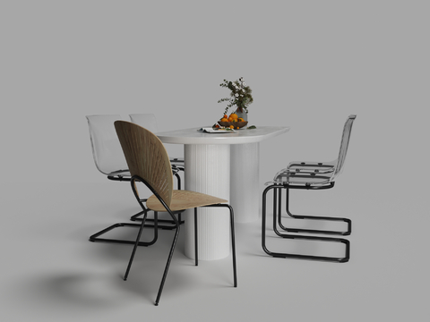 Modern Dining Table and Chair