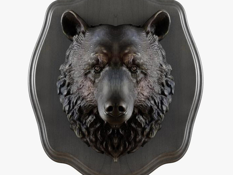 Modern Animal Sculpture Bear Sculpture Hanging Ornament