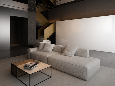 Modern Duplex Living Room