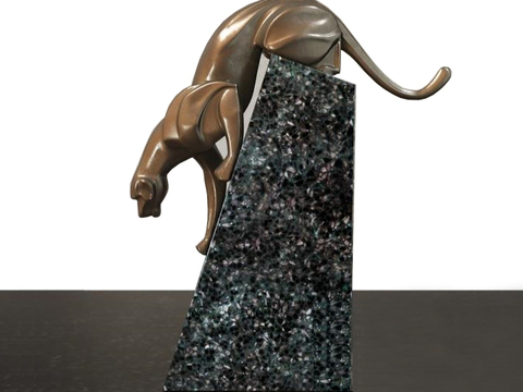 Modern Animal Sculpture Cheetah Sculpture