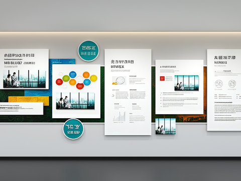 Modern enterprise wall culture wall display wall publicity column Wall