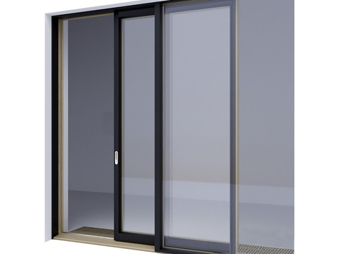 Modern sliding door glass door