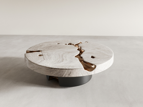 Round coffee table