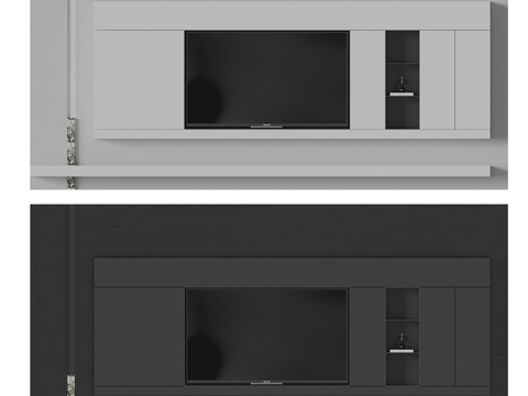 Folia Modern TV Wall Minimalist TV Wall