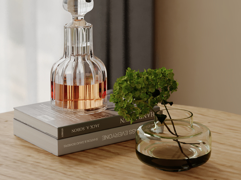 Modern Desktop Ornaments Drink Books Vase