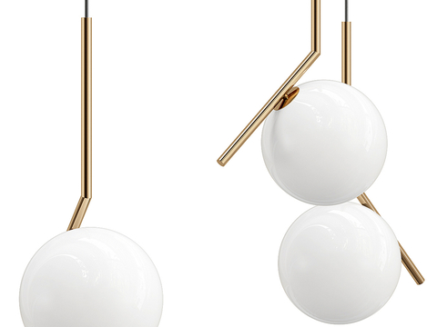 Modern round ball chandelier