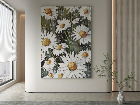 Oil painting Flower painting Decorative painting