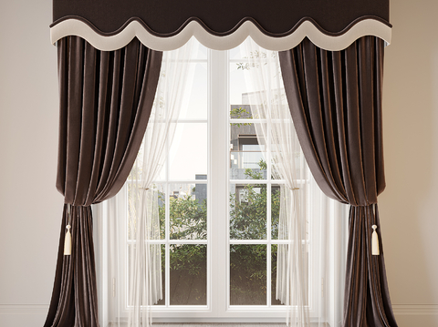 Modern Curtain Window Screen