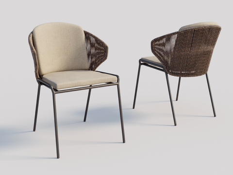 Modern Rattan Chair Dining Chair