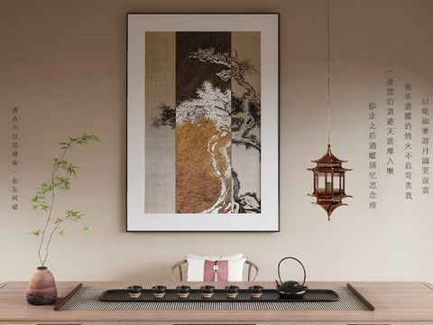 New Chinese Decorative Painting Zen Hanging Painting