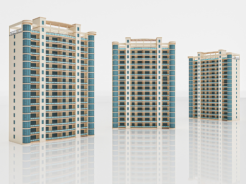 High-rise residential commercial housing small house