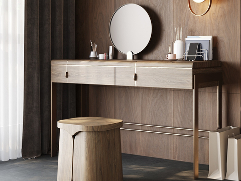 Log Style Dressing Table