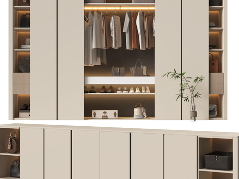 Modern all-in-one wardrobe