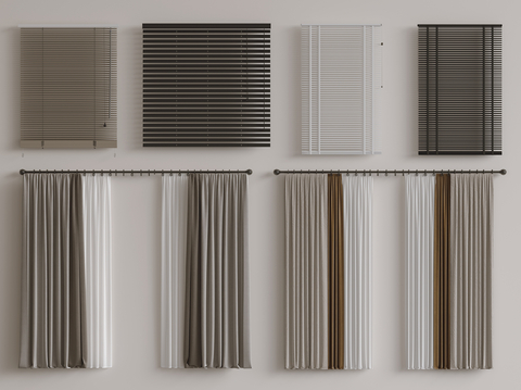 Modern Curtain Window Screen Venetian Blinds Roman Curtain Honeycomb Curtain