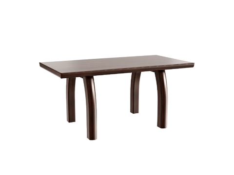 Solid wood dining table