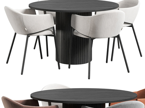 Modern Dining Table and Chair