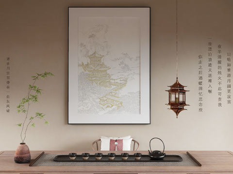 New Chinese Decorative Painting Hanging Painting Landscape Painting