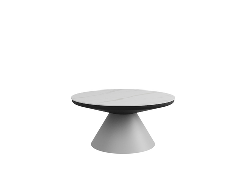 Modern round table coffee table