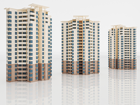 High-rise residential commercial housing small house