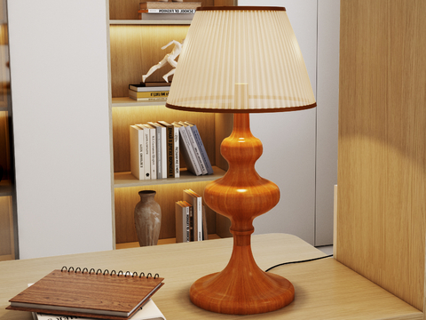 Log Style table lamp