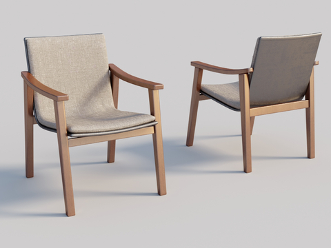 Nordic armchair dining chair