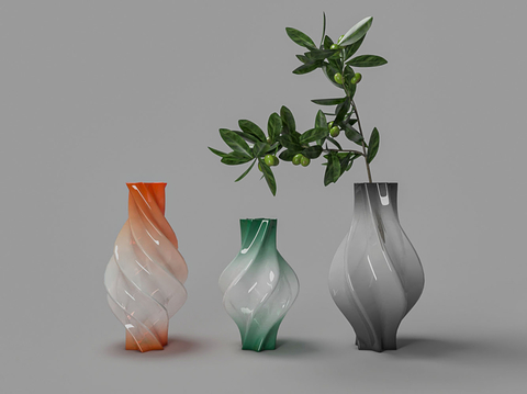 Nordic style vase floral art