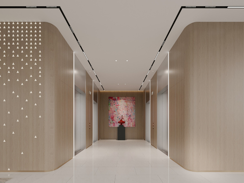 Modern elevator hall Corridor