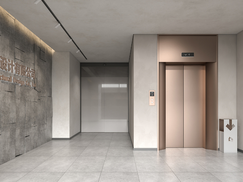 Office elevator hall