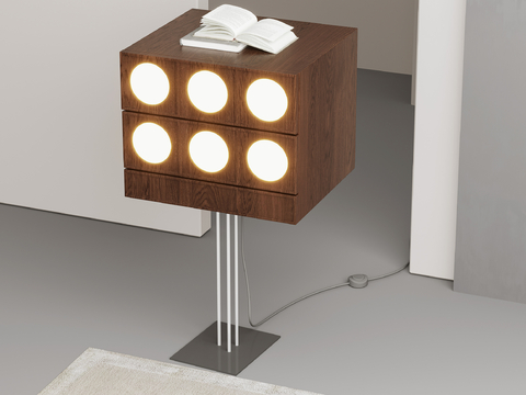 Middle style floor lamp