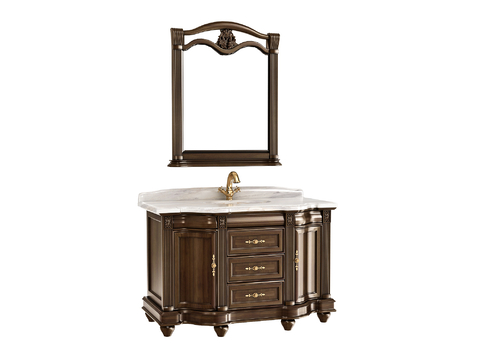 European-style bathroom cabinet sink