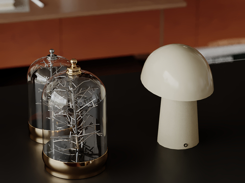 modern table lamp mushroom lamp