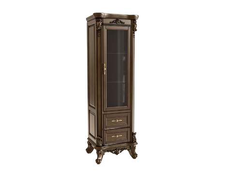 European-style bookcase single-door hall cabinet