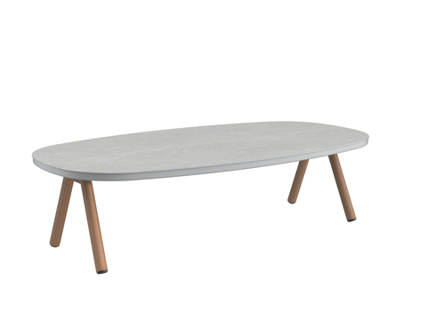 Modern oval coffee table