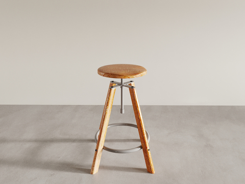 Nordic style bar chair bar stool