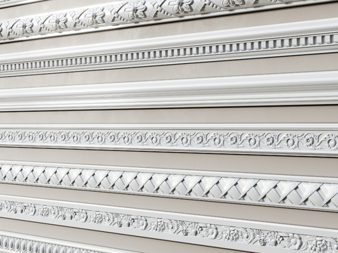 European-style gypsum line corner line