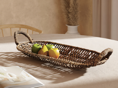 Quiet Wind Rattan Fruit Plate Woven Fruit Plate