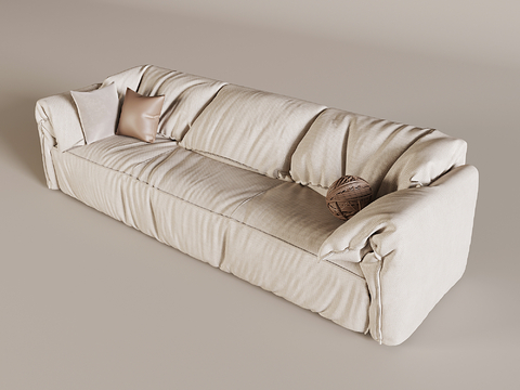 Cream Style three sofa