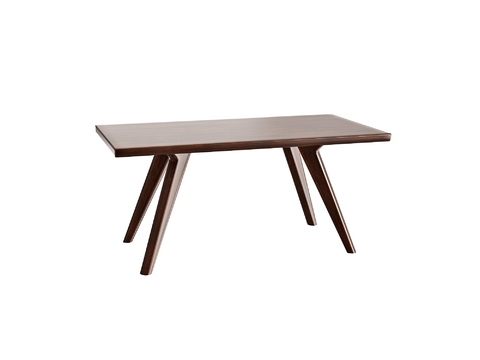 Solid wood dining table