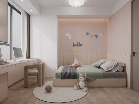 Modern kids Bedroom Girls Room